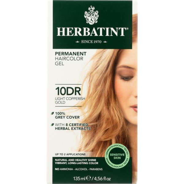 HERBATINT: Hair Color 10DR Copperish Gold Lite, 4 oz