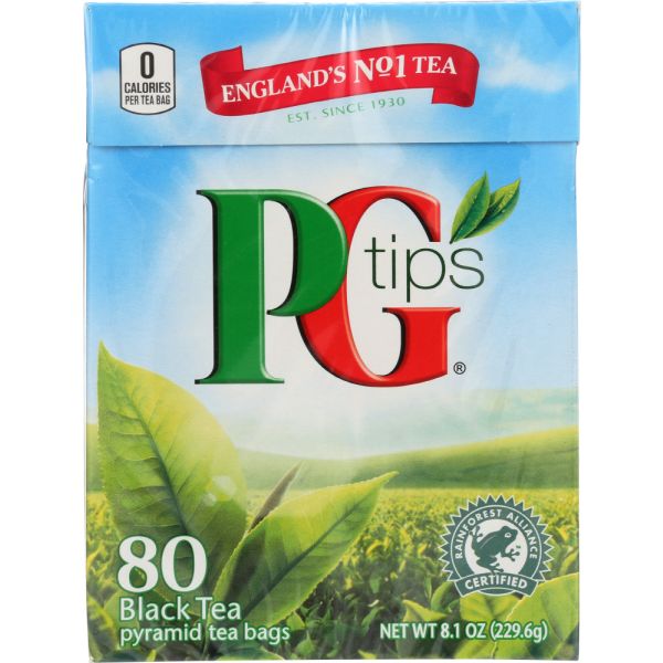 P G TIPS: Black Tea Pyramid Tea Bags, 80 bg