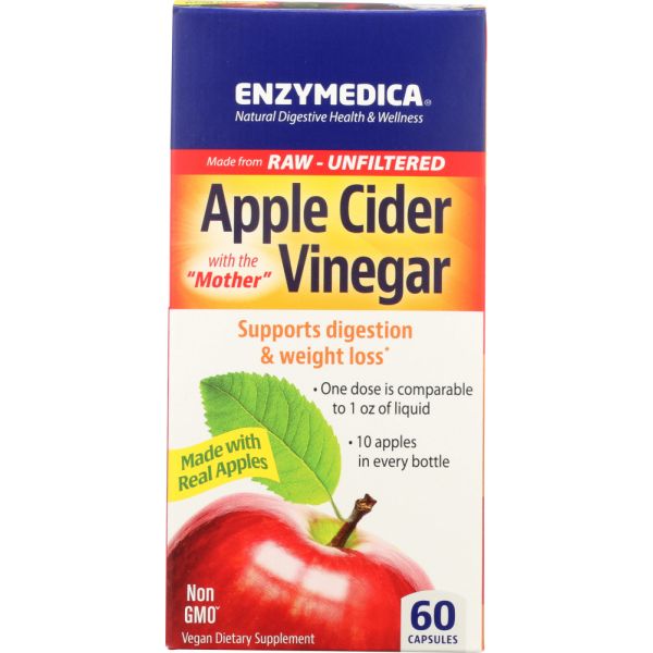 ENZYMEDICA: Apple Cider Vinegar, 60 cp