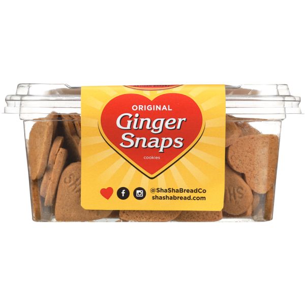 SHASHA: Original Ginger Snaps Cookie, 8.8