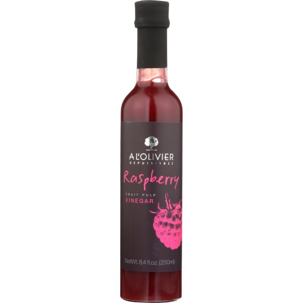 A LOLIVIER: Vinegar Raspberry Fruit, 8.4 fo