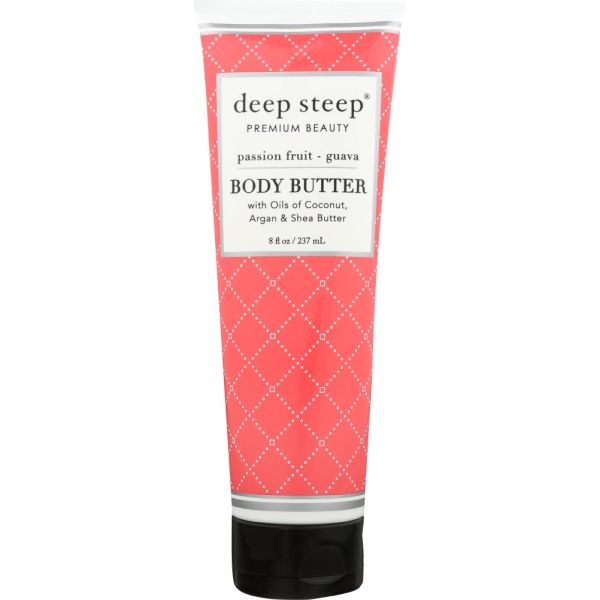 DEEP STEEP: Body Butter Passion Fruit Guava, 8 oz