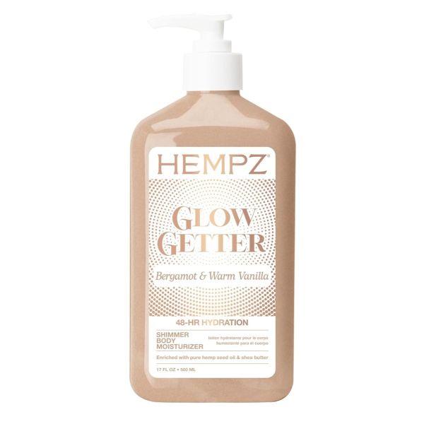 HEMPZ: Glow Getter Moisturizing Body Lotion with Shimmer, 17 fo