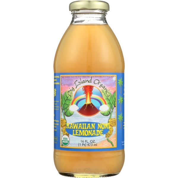 BIG ISLAND ORGANICS: Organic Juice Hawaiian Noni Lemonade, 16 oz