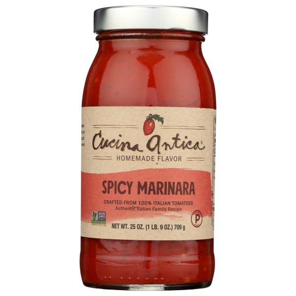 CUCINA ANTICA: Sauce Pasta Spicy Arrabbiata, 25 oz