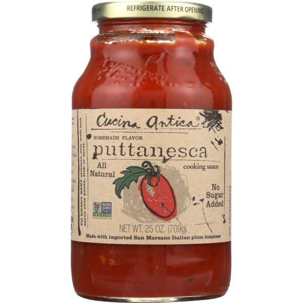 CUCINA ANTICA: Sauce Puttanesca, 25 oz