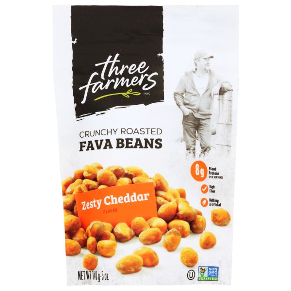 THREE FARMERS FOODS INC: Beans Rstd Fava Zsty Chdr, 5 oz