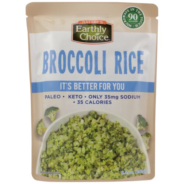 NATURES EARTHLY CHOICE: Broccoli Rice, 8.5 oz