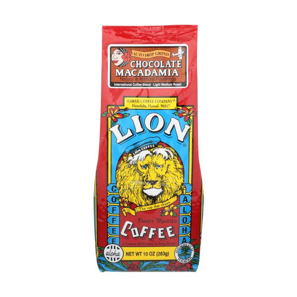 LION COFFEE: Coffee Choc Macadamia Apg, 10 OZ