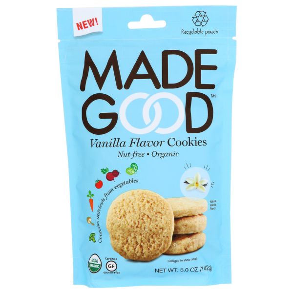 MADEGOOD: Cookie Vanilla Organic, 5 oz