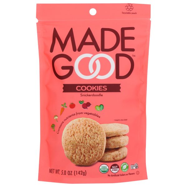 MADEGOOD: Cookie Snickerdoodle Org, 5 oz