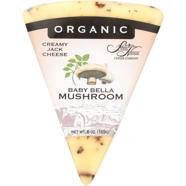 SIERRA NEVADA: Organic Baby Bella Mushroom Jack Cheese, 6 oz