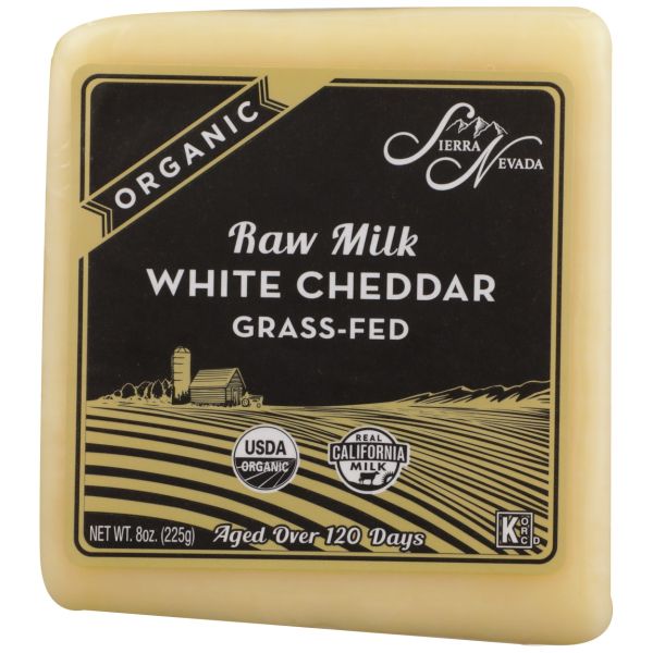 SIERRA NEVADA: Raw Milk White Cheddar, 8 oz
