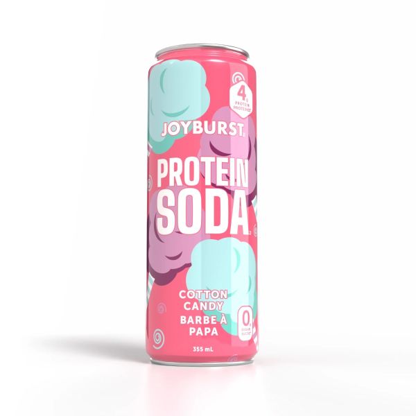 JOYBURST: Protein Soda Cotton Candy, 12 fo