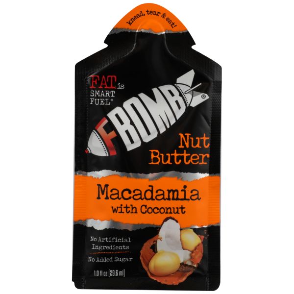 FBOMB: Butter Coconut Macadamia, 1 oz
