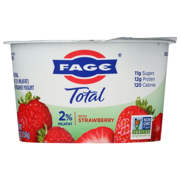 FAGE TOTAL GREEK: Strawberry Yogurt Total 2%, 5.3 oz