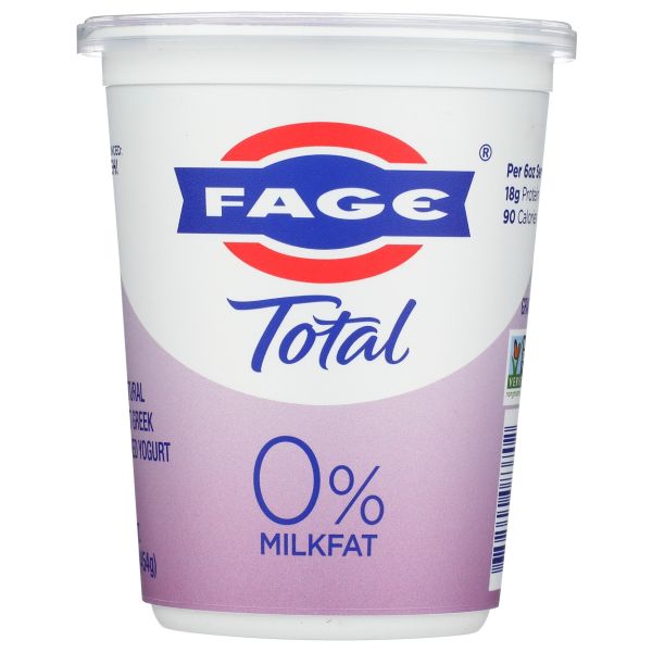 FAGE: Total 0% Plain Greek Yogurt, 16 oz