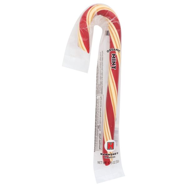 HAMMOND'S: Organic Mint Candy Cane, 1.75 oz