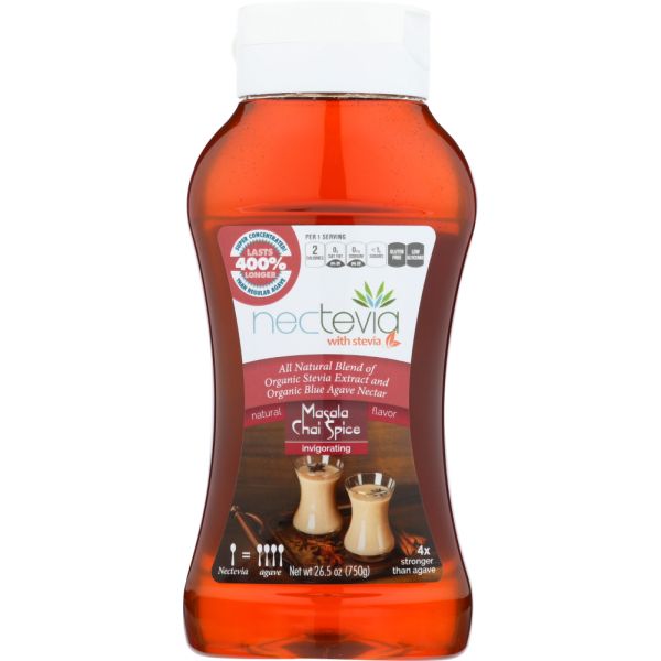 NECTEVIA: Masala Chai Spice Stevia Infused Agave Nectar, 26.5 oz