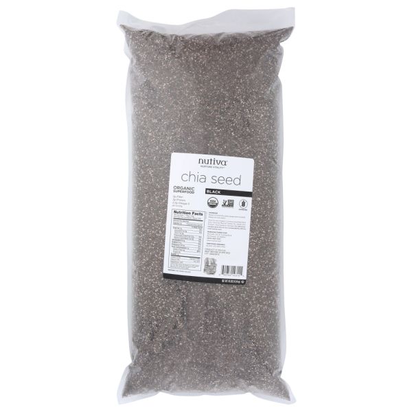 NUTIVA: Organic Chia Seed, 10 lb