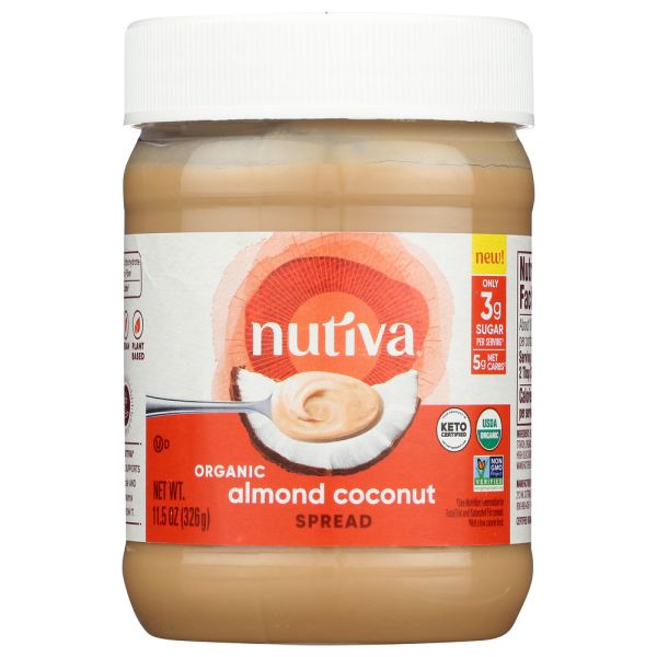 NUTIVA: Almond Coconut Spread, 11.5 oz