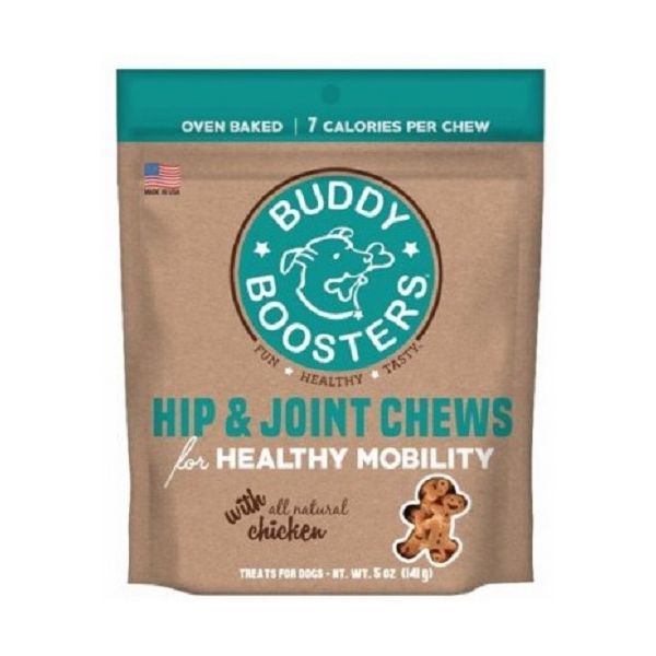 BUDDY BISCUITS: Dog Treat Hip and Joint Chews Chicken, 5 oz