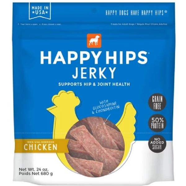 HAPPY HIPS: Chewy and Delicious Chicken Treats, 24 oz