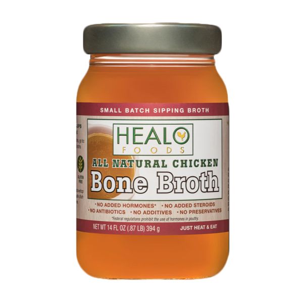 HEALO FOODS: All Natural Chicken Bone Broth, 14 oz