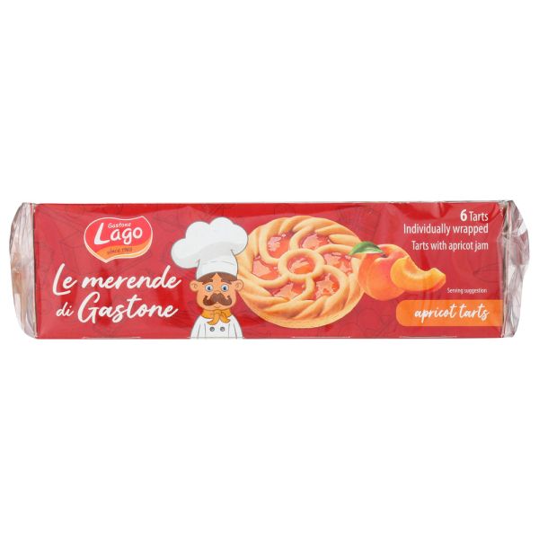 GASTONE LAGO: Crostatine Apricot Jam, 8.47 oz