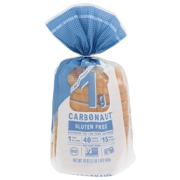 CARBONAUT: Bread White Gf, 19 oz