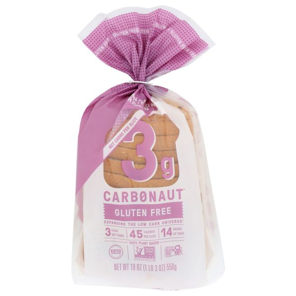 CARBONAUT: Bread Cinnamon Raisin Gf, 19 oz
