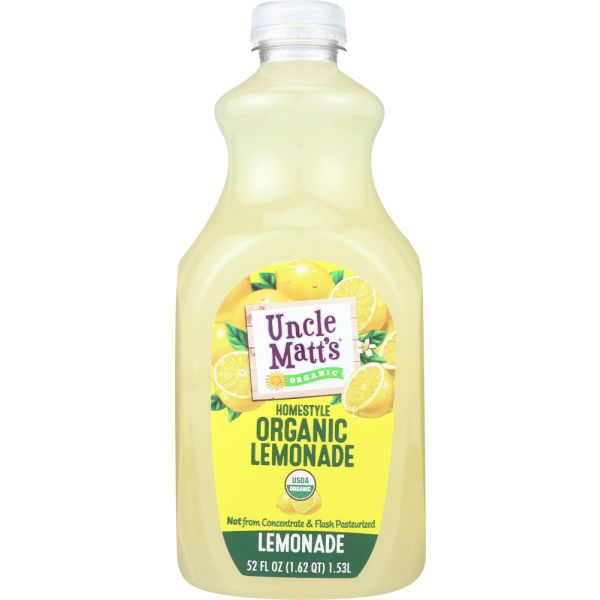UNCLE MATTS ORGANIC: Homestyle Organic Lemonade, 52 oz