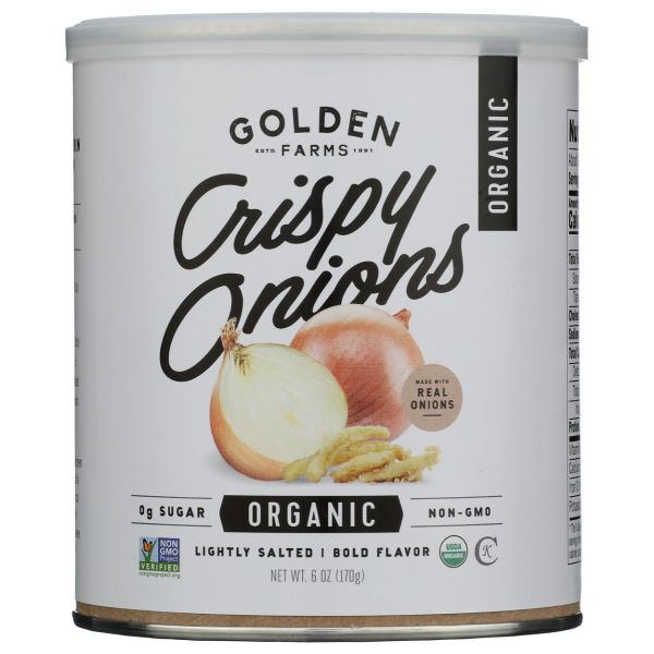 GOLDEN FARMS: Organic Crispy Onions, 6 oz