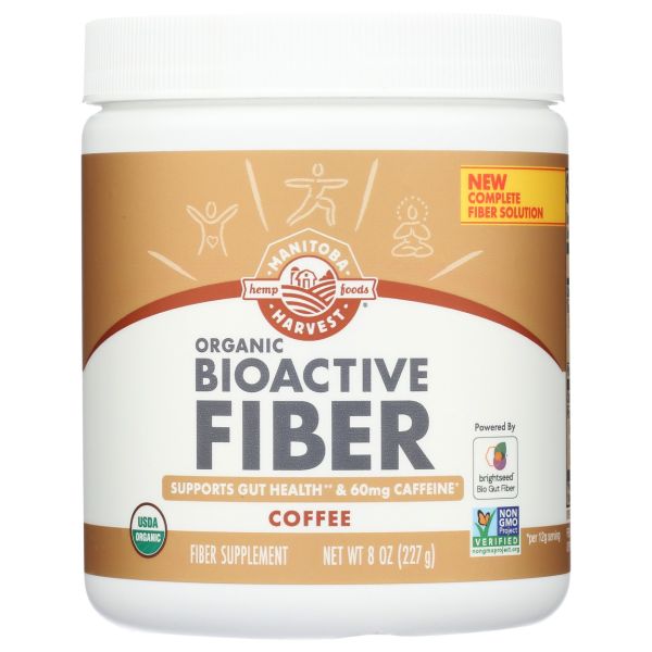MANITOBA HARVEST: Organic Bioactive Fiber Coffee, 8 oz