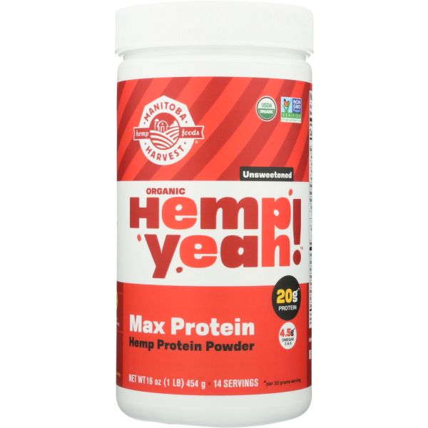 MANITOBA HARVEST: Hemp Yeah! Max Protein, 16 oz