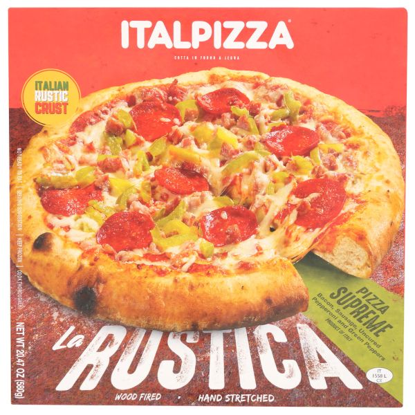 ITALPIZZA  LARUSTICA: Pizza Supreme, 20.5 oz