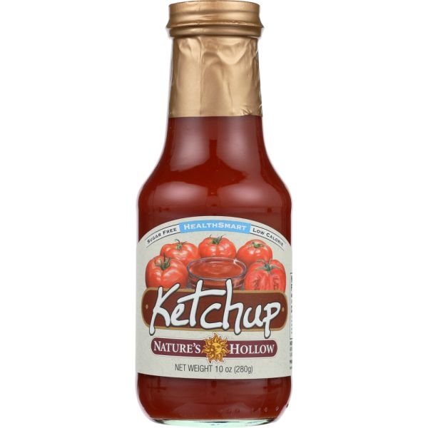 NATURES HOLLOW: Ketchup Sugar Free, 10 oz
