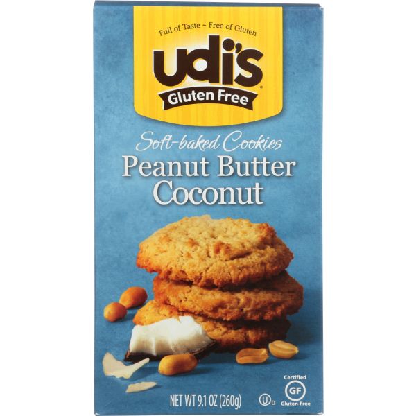 UDIS: Coconut Peanut Butter Cookie, 9.1 oz