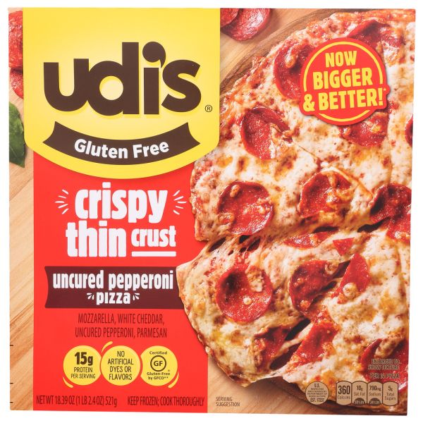 UDIS: Pizza Uncured Pepperoni, 18.39 oz