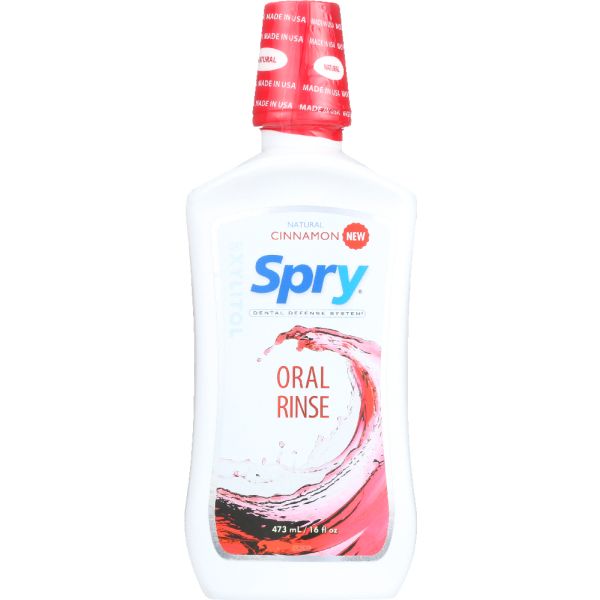 SPRY: Natural Cinnamon Oral Rinse, 16 oz