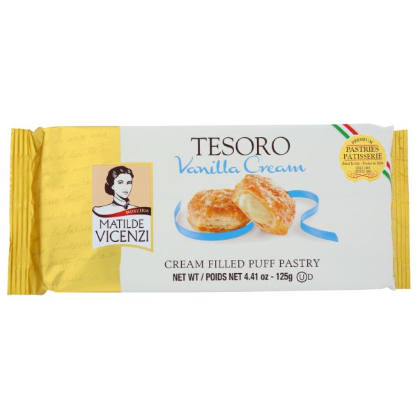 VICENZI: Cream Filled Puff Pastry, 4.41 oz