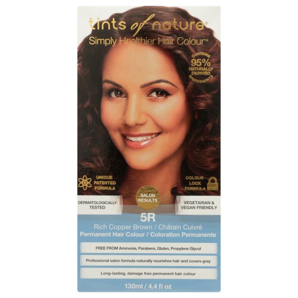 TINTS OF NATURE: COLOUR HAIR 5R CPR BRWN (4.400 FO)