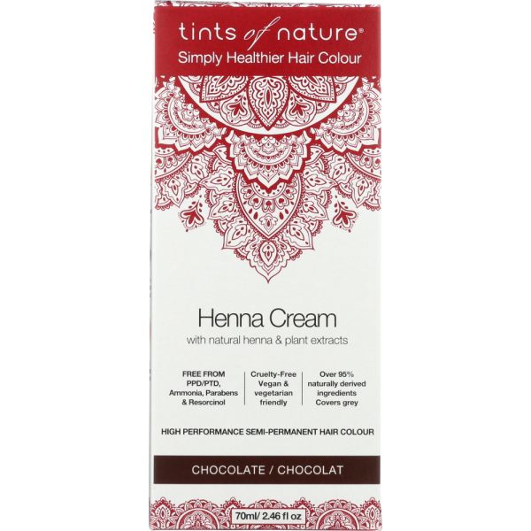 TINTS OF NATURE: COLOUR HAIR HENNA CRM CHC (2.460 FO)