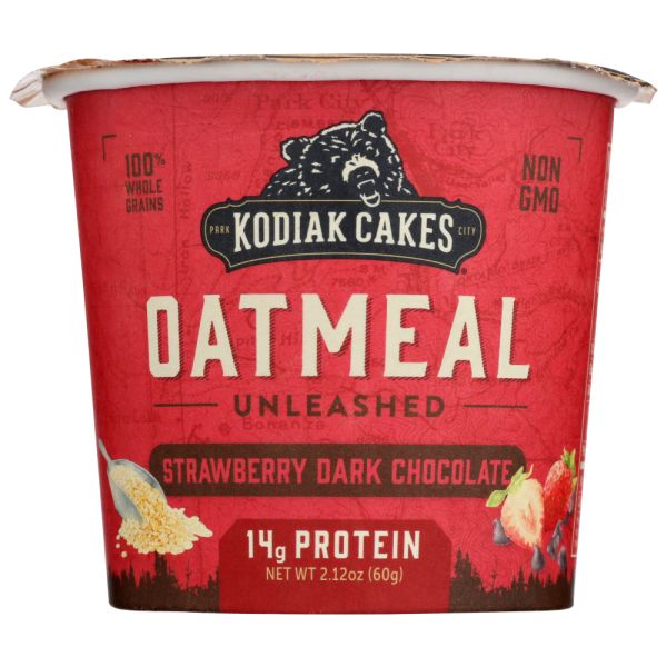 KODIAK: Oatmeal Cup Straw Drk Chc, 2.12 oz