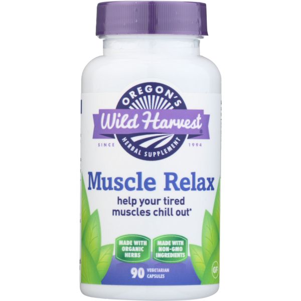 OREGONS WILD HARVEST: Muscle Relax Organic, 90 vc