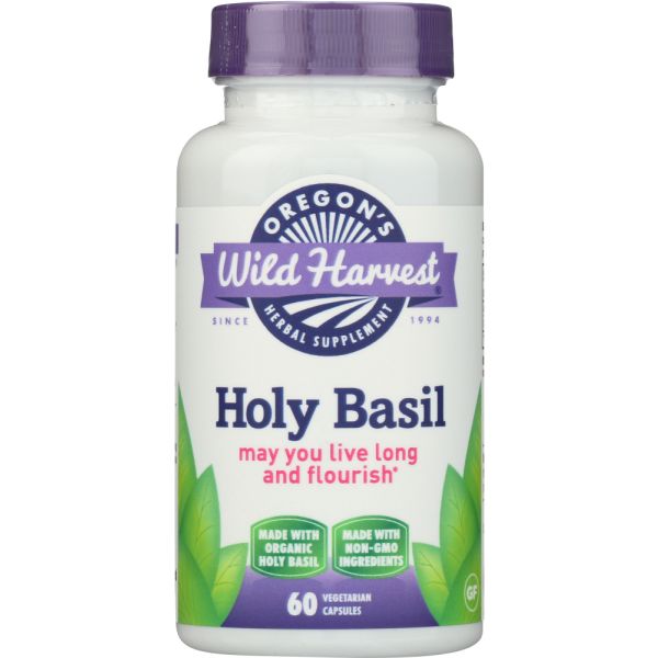 OREGONS WILD HARVEST: Holy Basil Organic, 60 vc