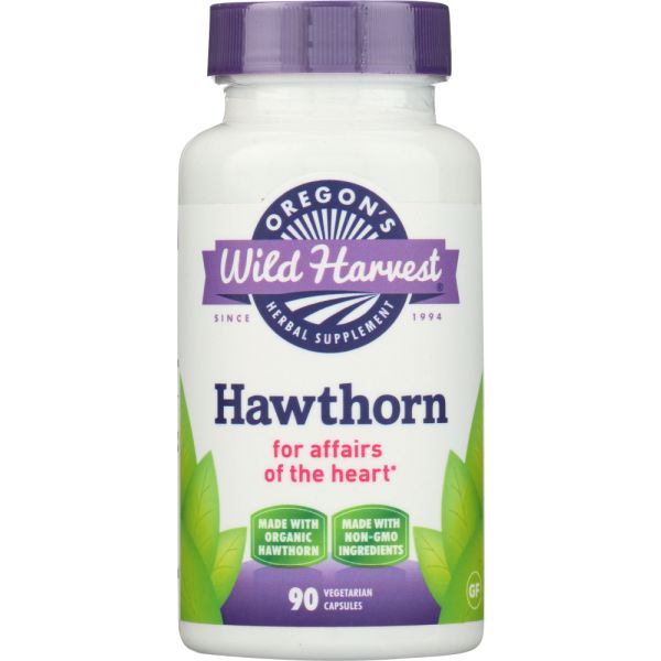 OREGONS WILD HARVEST: Hawthorn Organic, 90 vc
