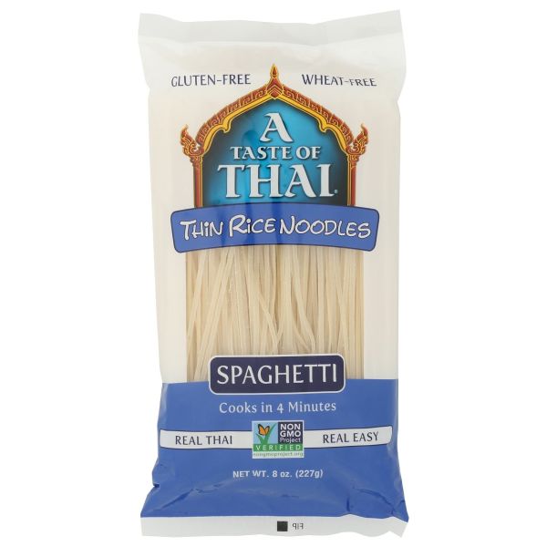 A TASTE OF THAI: Spaghetti Thin Rice Noodles, 8 oz