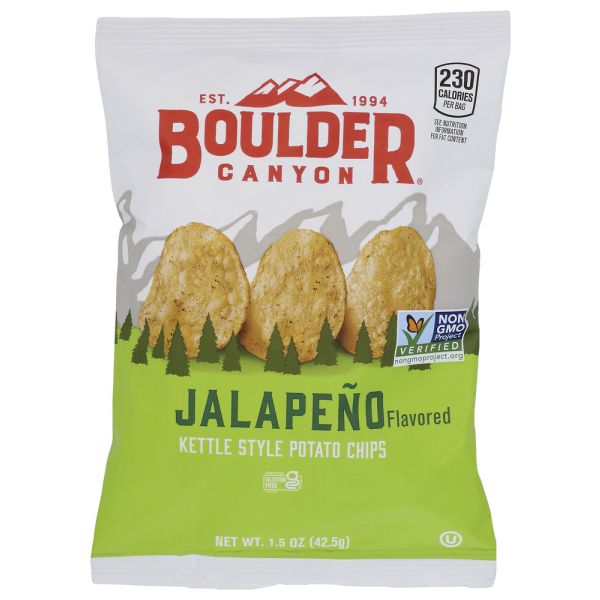 BOULDER CANYON: Jalapeno Kettle Cooked Potato Chips, 1.5 oz