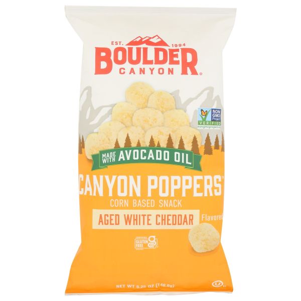 BOULDER CANYON: Wavy Potato Chips Cheddar Sour Cream, 5.5 oz